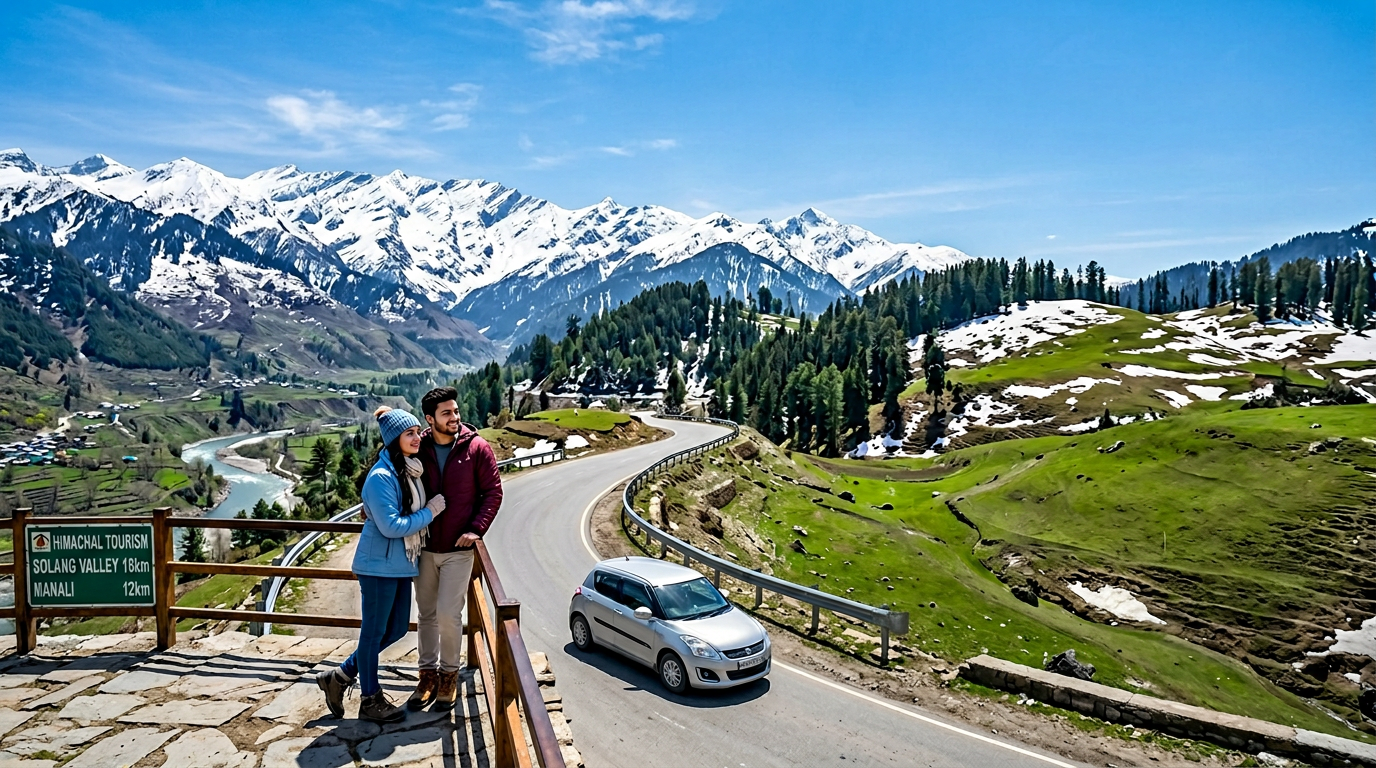 Vacations in Himachal - Top Tourist Places to Visit in March Mania - Maa Pitambara Taxi Service